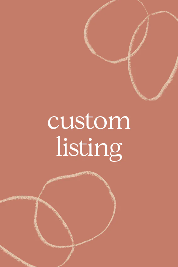 Custom Listing For Lisa