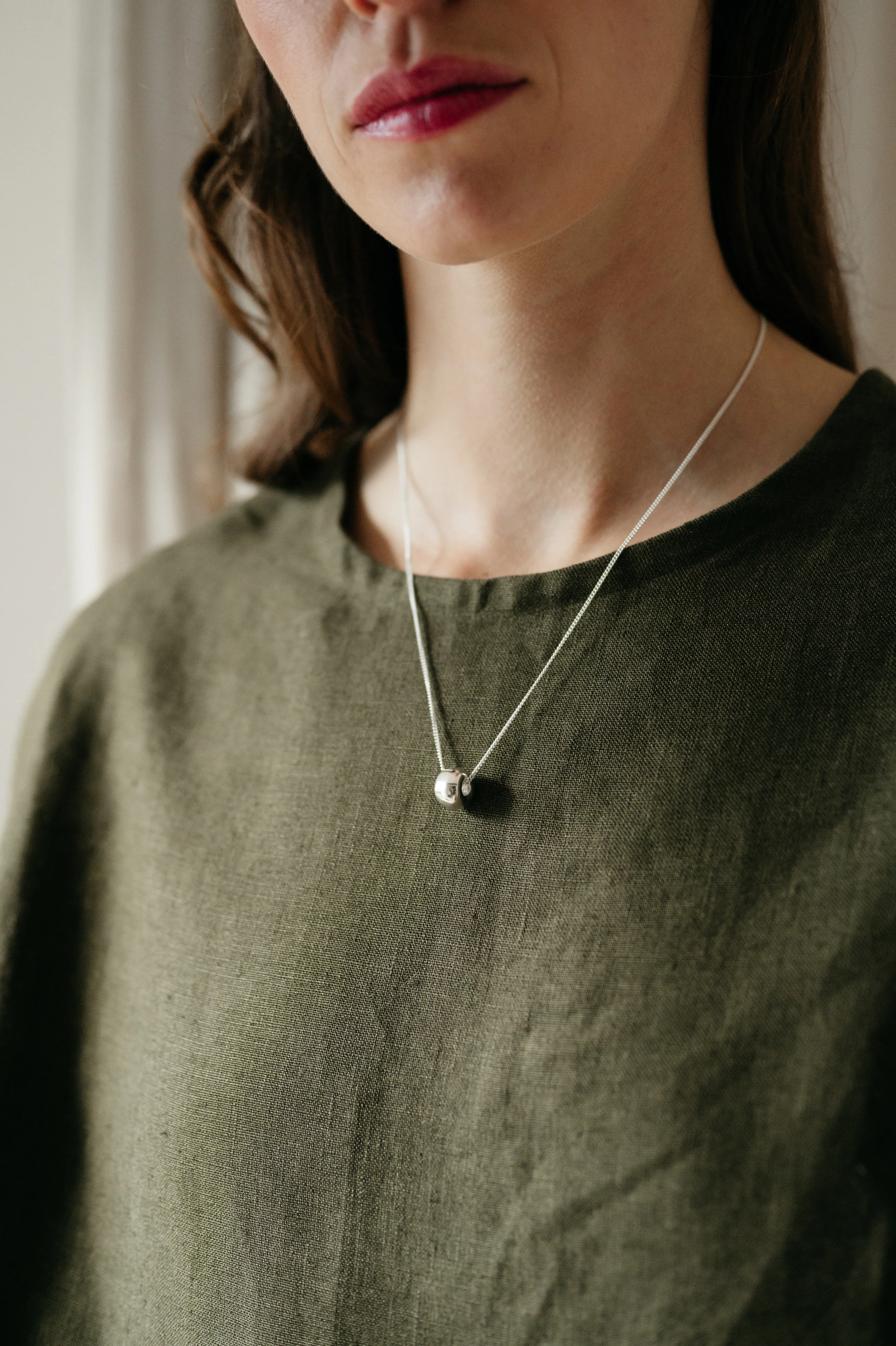 Hand-Formed Bead Pendant - Image 2
