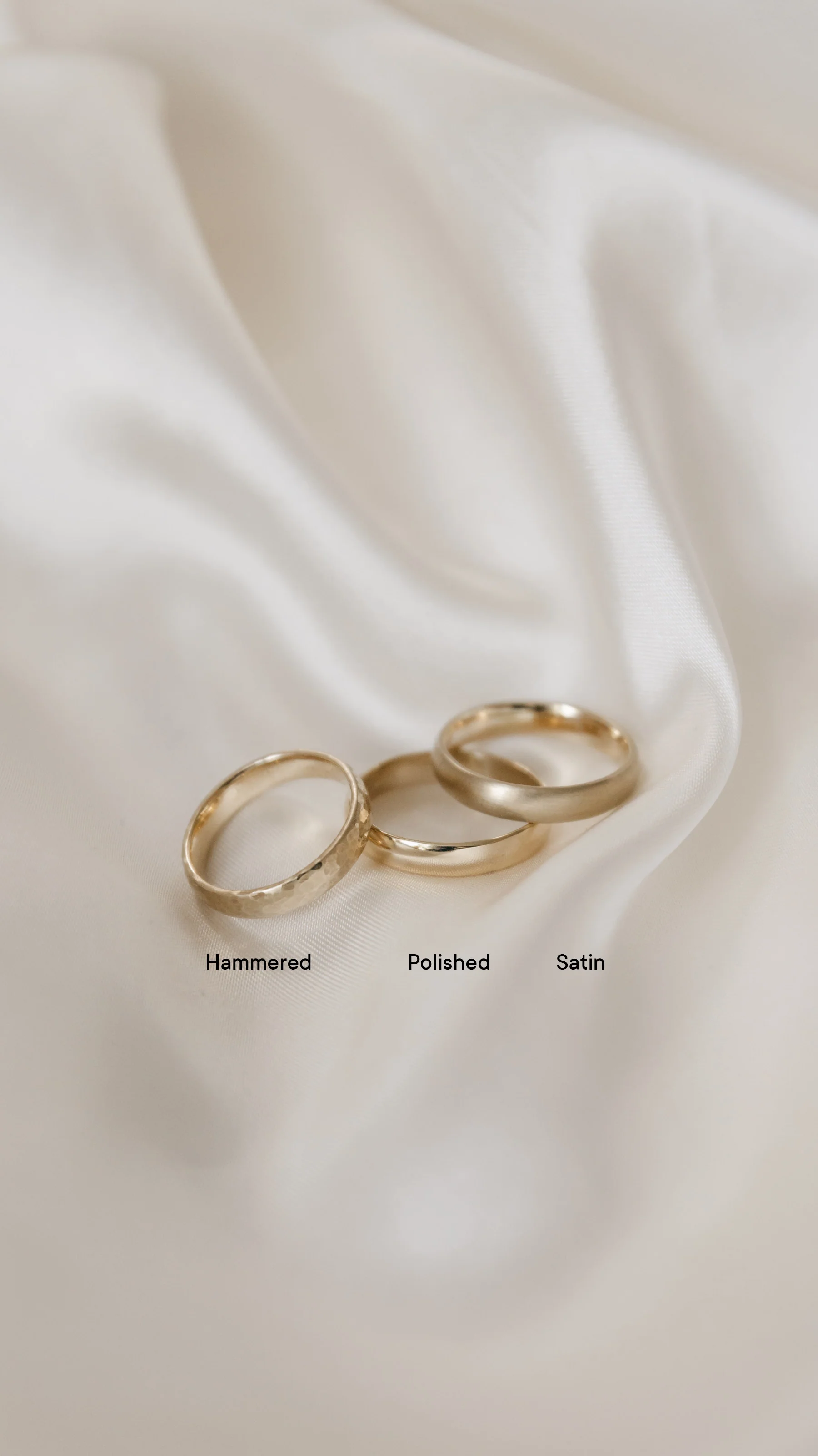 9ct Gold Curved Nesting Wedding Band - Image 5