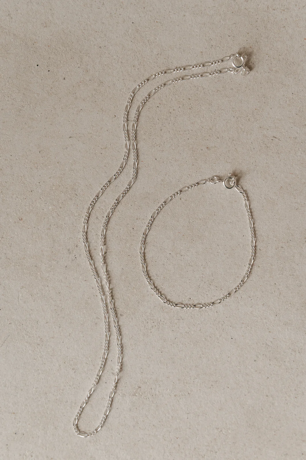 Silver Figaro Chain - Image 3