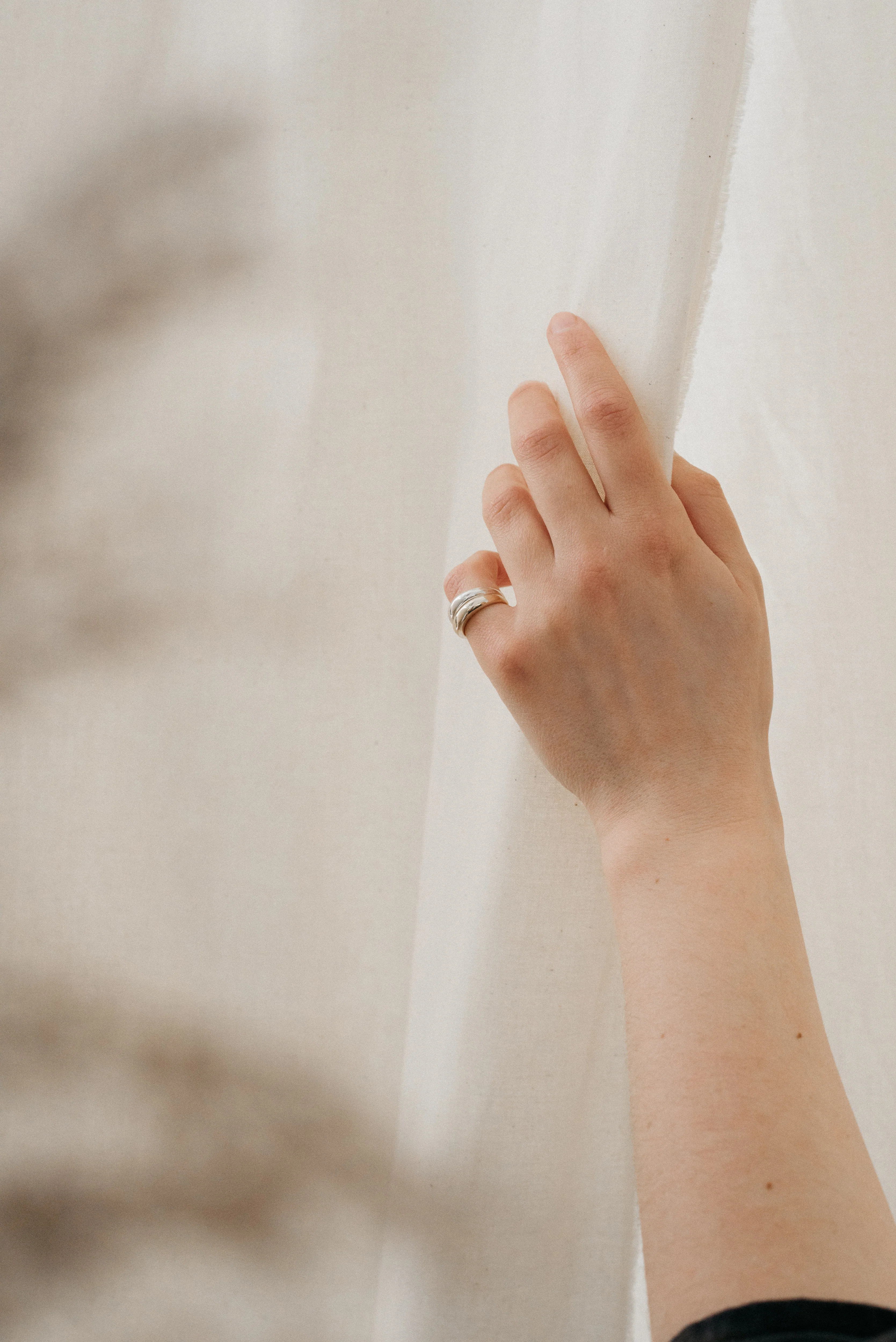 Silver Fluid Ring - Image 2