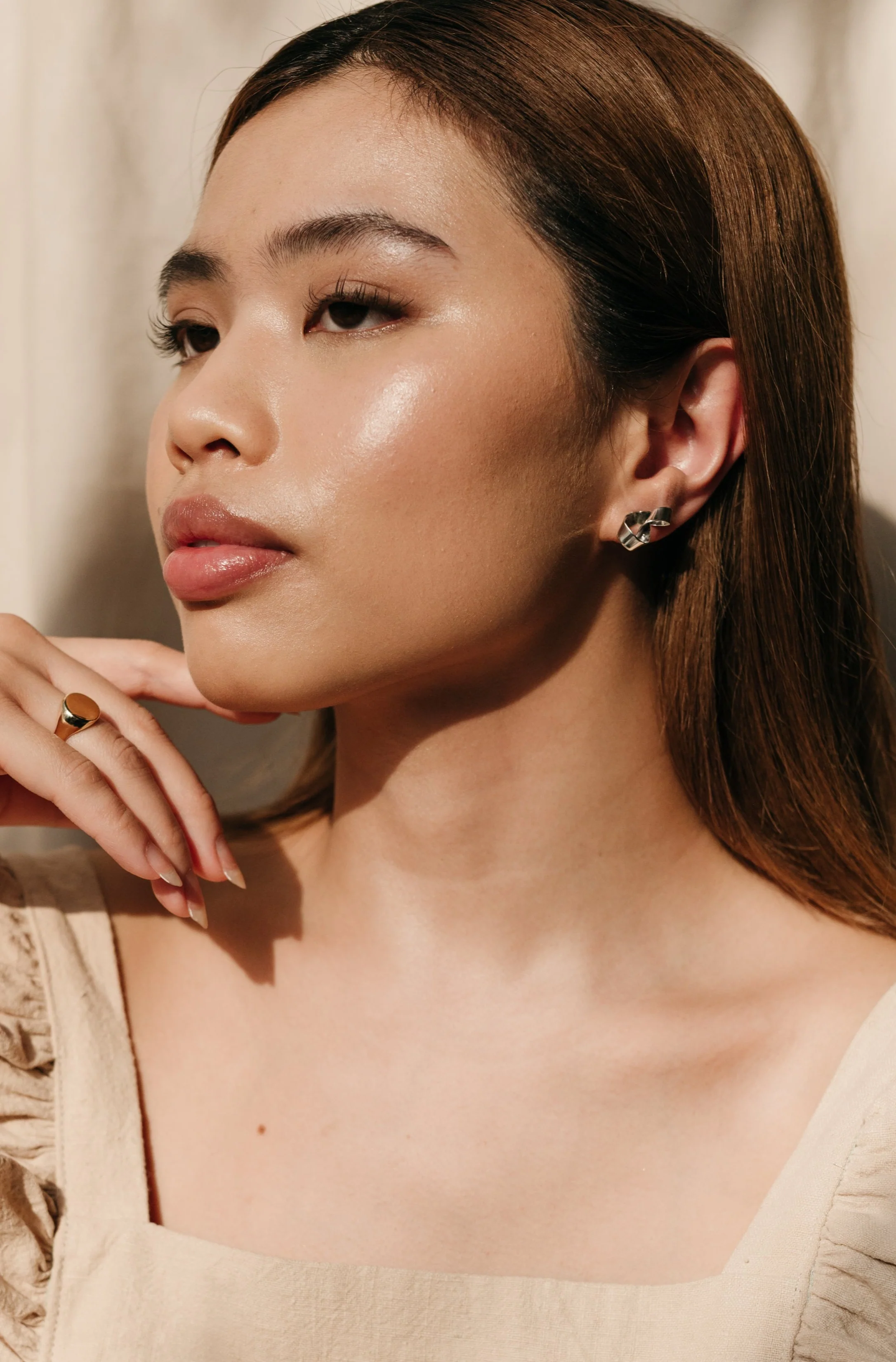 Silver Infinity Studs - Image 2