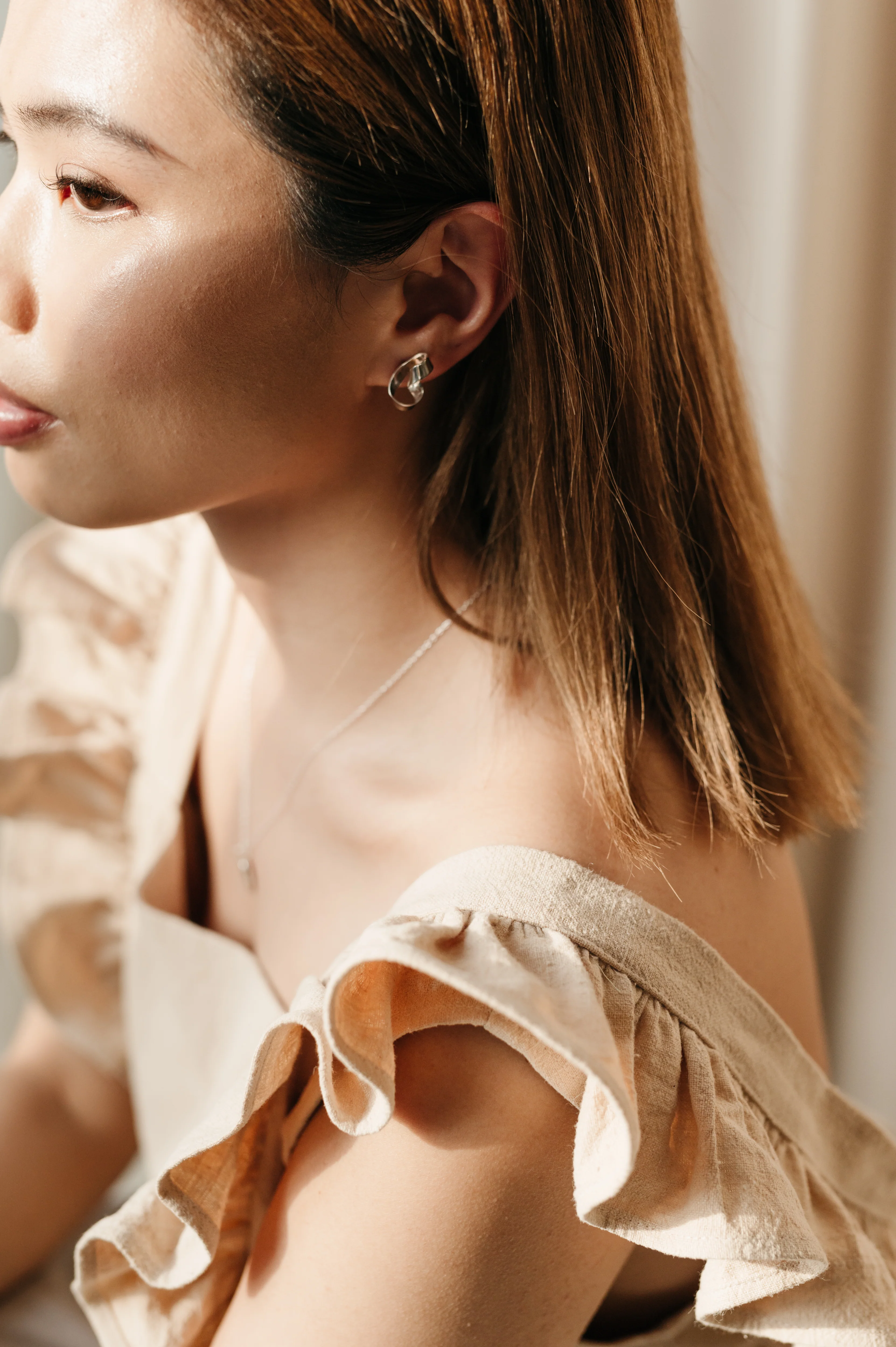 Silver Infinity Studs - Image 3
