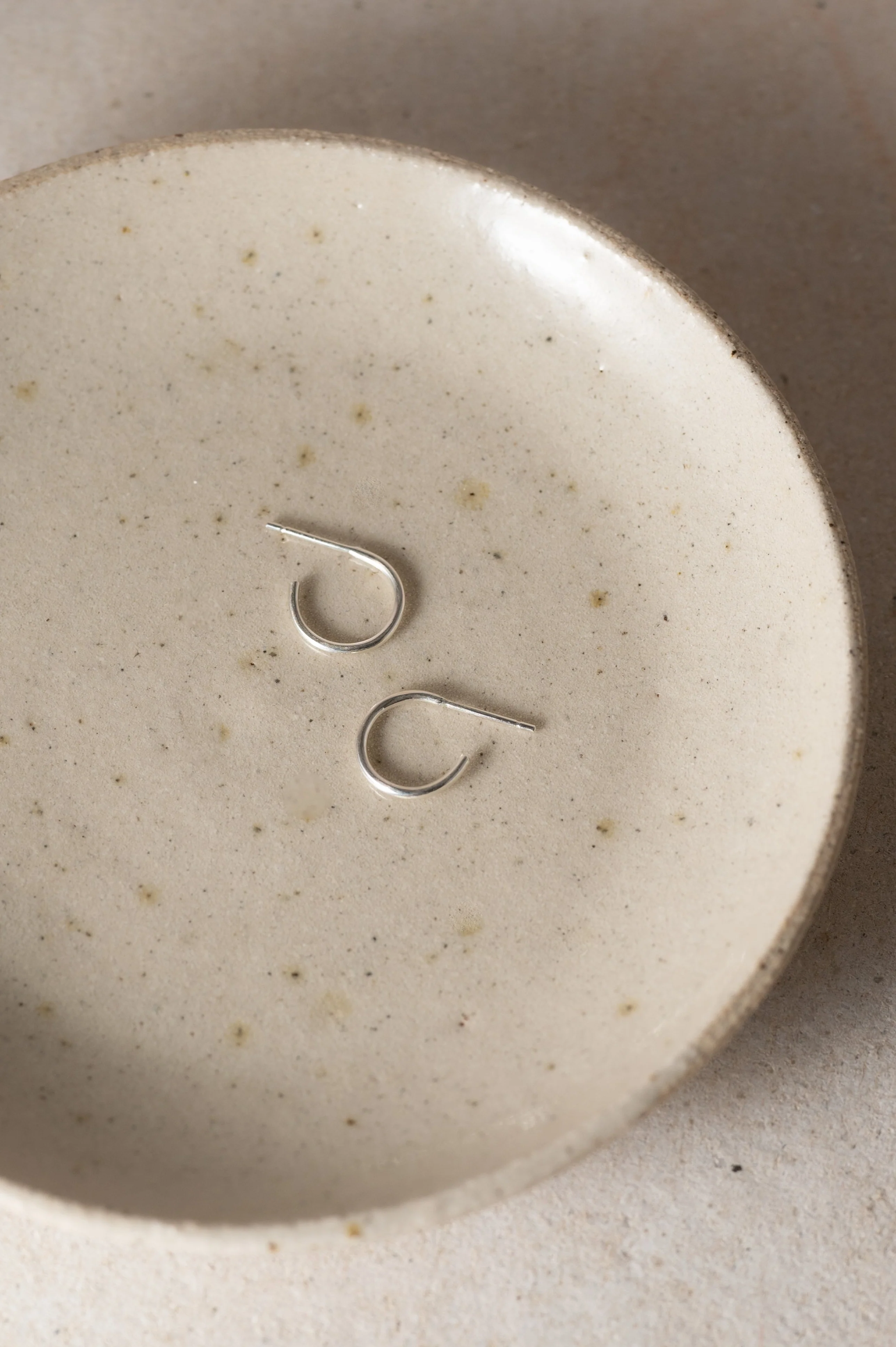 Silver Micro Hoops