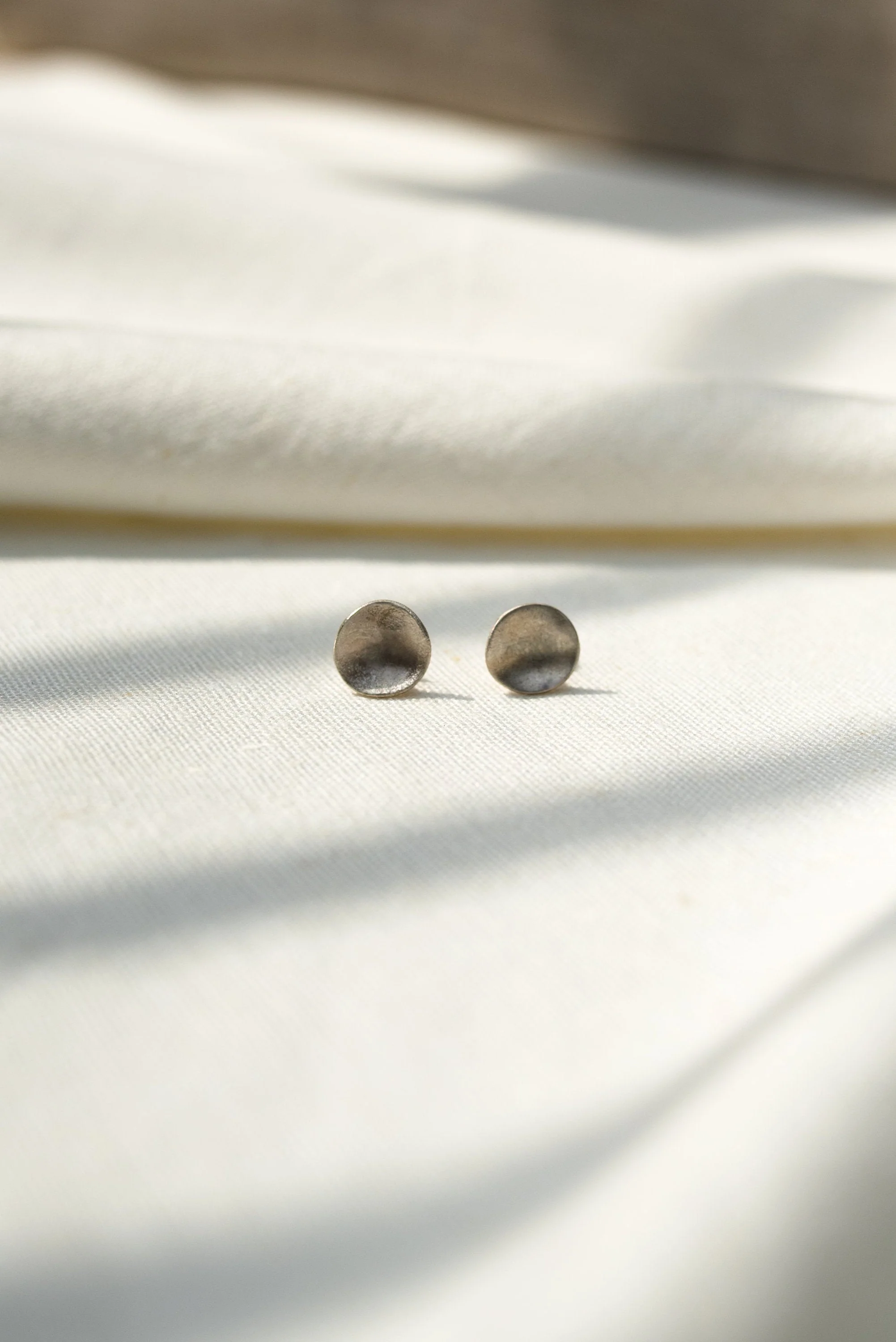 Silver Mini Molten Studs - Image 4