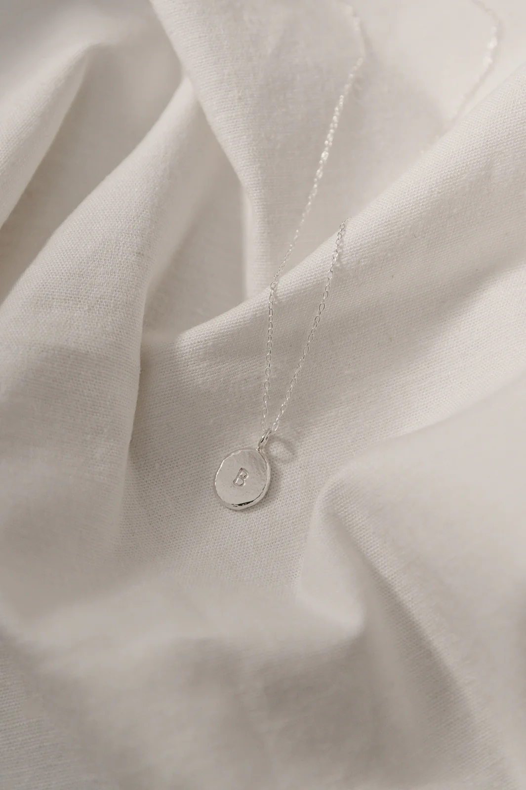 Silver Statement Zero Waste Pebble Necklace - Image 5
