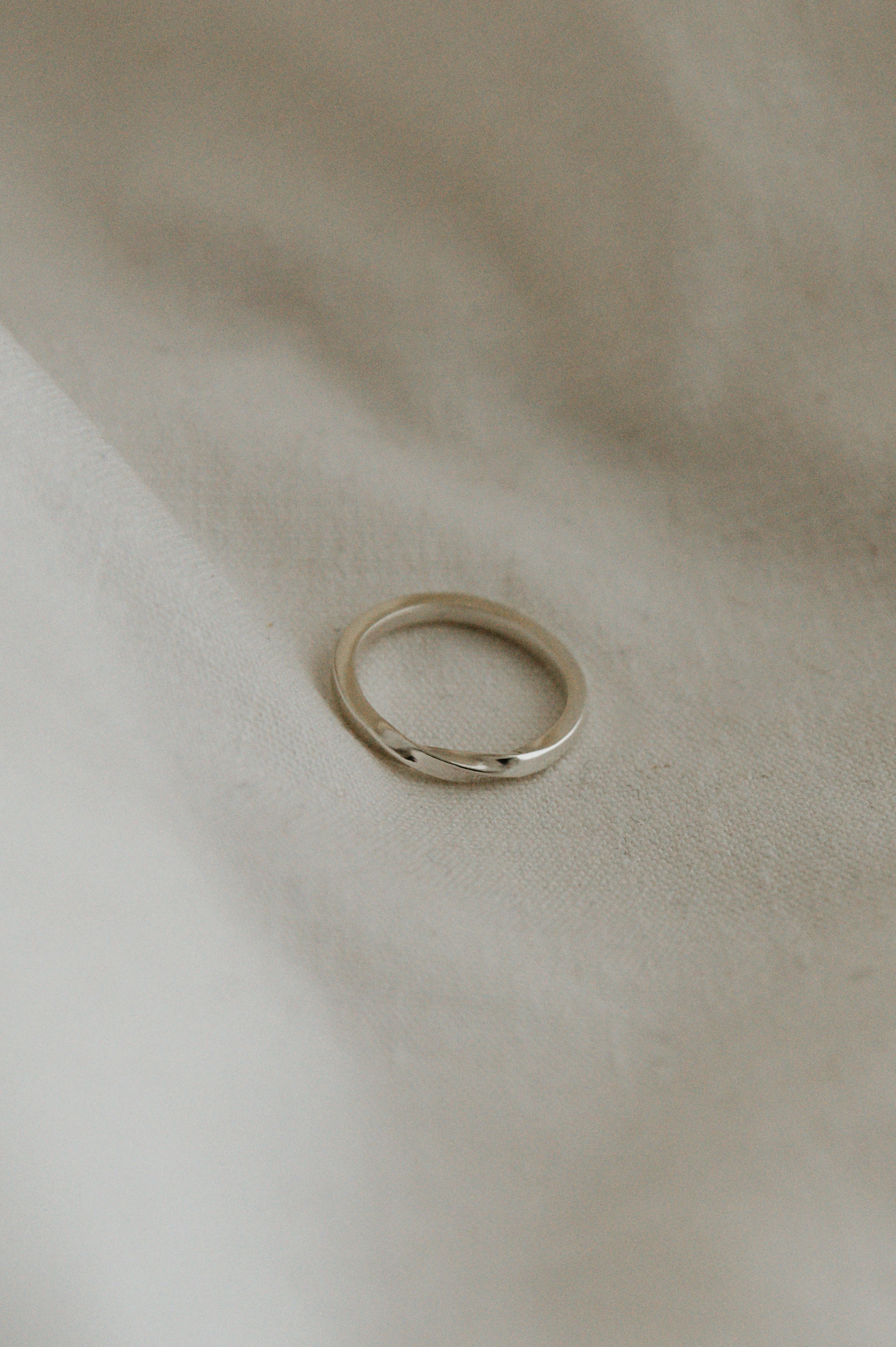 Silver Chunky Twist Ring